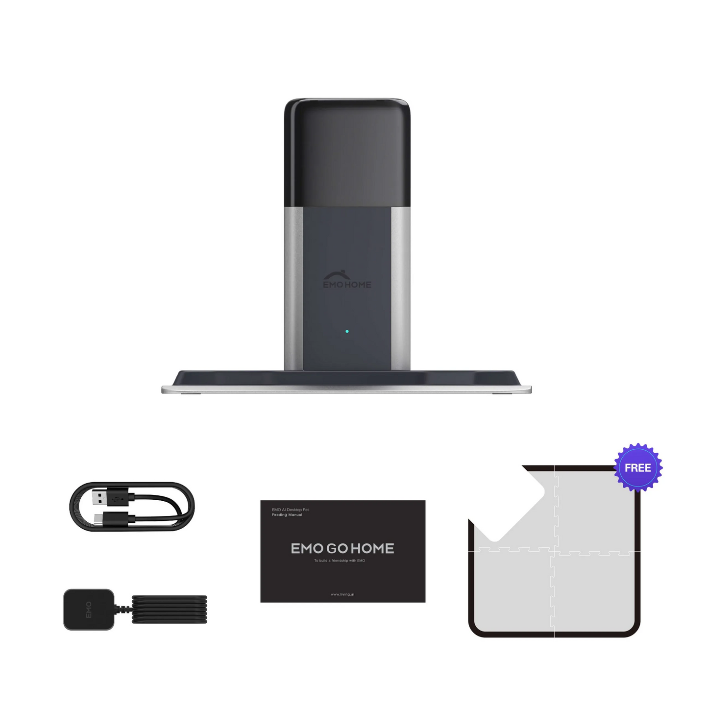 EMO Robot Otthoni Állomás, Töltő Dokkoló, Living.AI