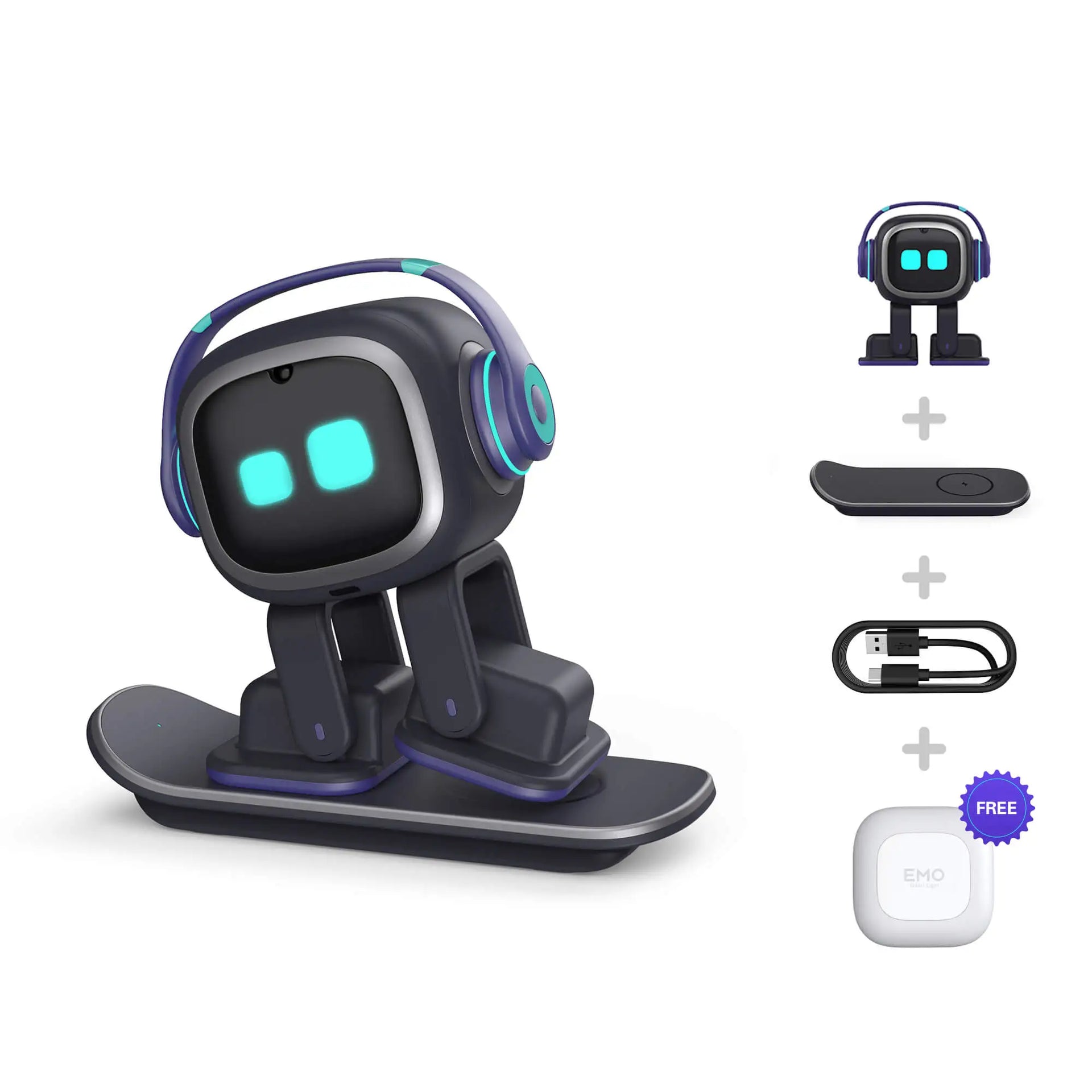 未開封 EMO AI ロボット EMO Robot, AI Desktop Pet, Living.AI – Robot Shop