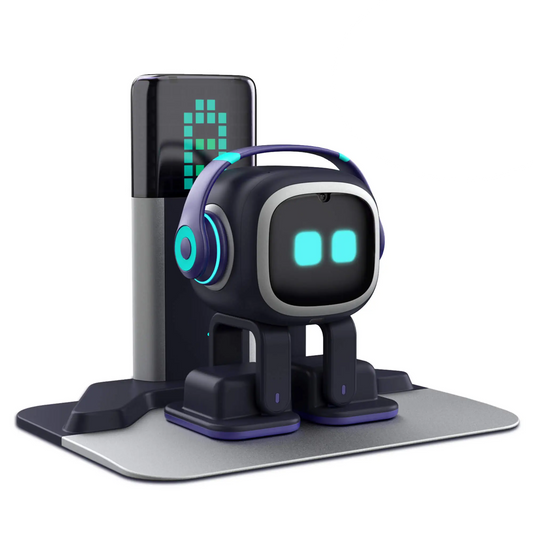 EMO Menj Haza Robot, AI Asztali Háziállat Töltő Dokkolóval, Living.AI